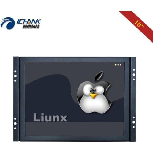 ZK100TC-59L/10" inch 800x600 HDMI USB Metal Case Embedded Open Frame Support Linux Ubuntu Raspbian Debian Touchscreen PC Monitor