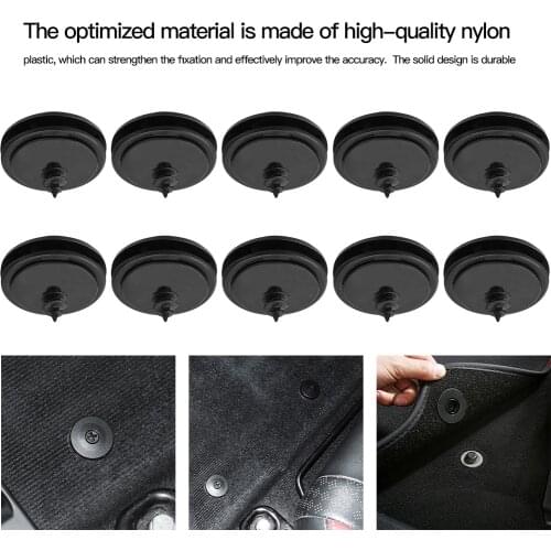 10PCS Car Floor Mat Clips Universal Retention Holders Grips Carpet Fixing Clamps Buckles Anti Skid Fastener Retainer Resistant