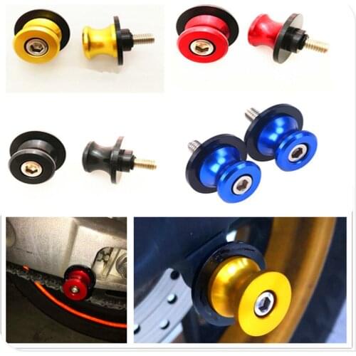 2pcs 6mm 8mm 10mm swing arm Spools Sliders motorcycle Swingarm Spool slider for HONDA XR230 MOTARD XR250 MOTARD CRM250R AR