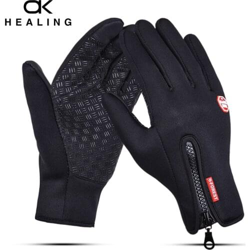 2021 Unisex Touchscreen Winter Thermal Warm Cycling Bicycle Bike Ski Outdoor Camping Hiking Motorcycle Gloves Sports Full Finger
