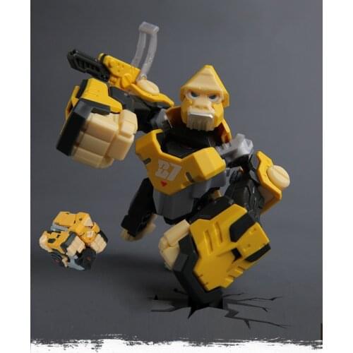 52TOYS BEASTBOX JOJO Orangutan Giobana Deformation Robots Collection Action Figure for Fans Gift 9CM