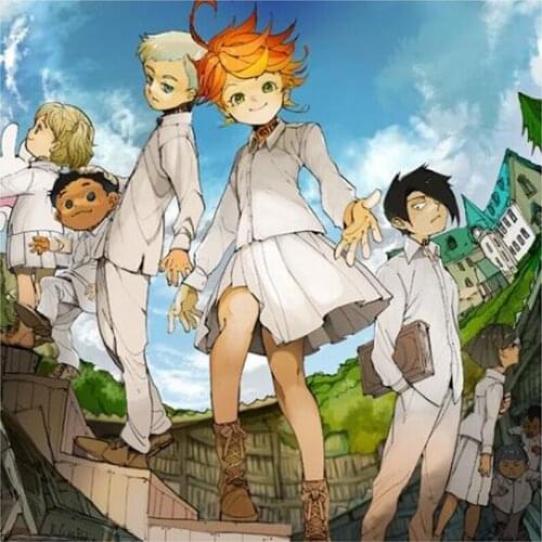 Diamond Painting 5D DIY Embroidery Mosaic Full Cross Stitch Kits The Promised Neverland Picture Living Room Home Decoration
