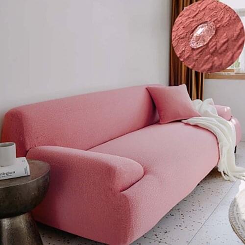 1-4 Seater Sofa Cover Waterproof Elastic Modern Couch Cover All-inclusive Stretch Slipcover LShape Sofa Covers for Living Room