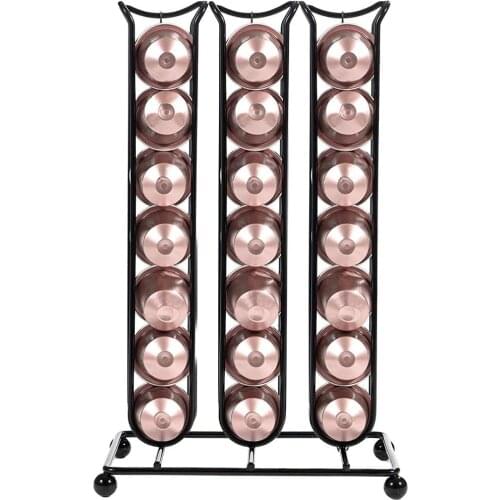 Nespresso Capsules Holder for 42 Capsules Carousel Coffee Pod Holder Storage Organizer Coffee Lover Best Gift