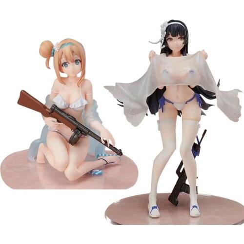 Girls Frontline Suomi KP/-31 QBZ-95 Swimsuit PVC Action Figure Toy Anime Sexy Girl Figures Game statue Collection Doll Toy Gifts