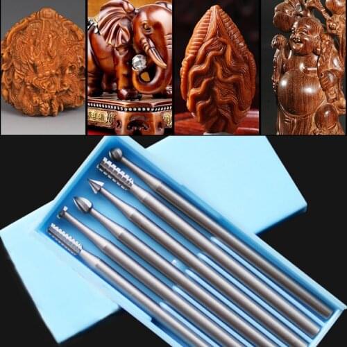 2.35mm Handle Tungsten Steel Engraving Cutter Electric Hollow New 204 Threading Machine Olive Core Carving Cutter