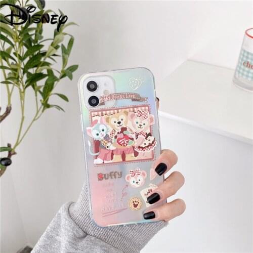 Disney Duffy Bear for IPhone 7/8P/X/XR/XS/XSMAX/11/12Pro/12mini Personality Cute Transparent Phone Case