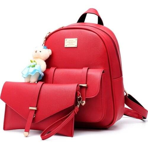 MONNET CAUTHY Summer New Backpacks Leisure Fashion Practical Large Capacity Solid Color Black White Deep Blue Zipper Ladies Bags