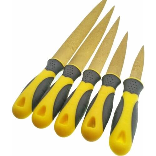 5pcs High quality Hardwood,Mahogany file set,High carbon steel cutter,Gold sickle Fine tooth tip semicircular woodworking tools