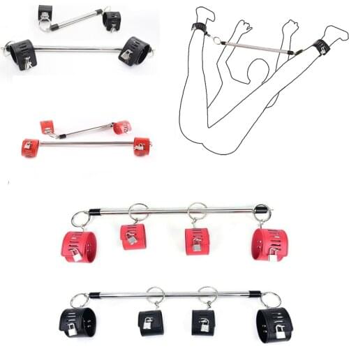 BDSM Bondage Sex Machine Spreader Bar Ankle Cuffs Handcuffs Women Sex Toys For Adults Couples Games Tools Erotic Product