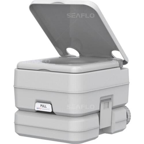 SEAFLO Portable Toilet 10L 404*354*313mm For Marine Boat Caravan RV SFPT-10-01