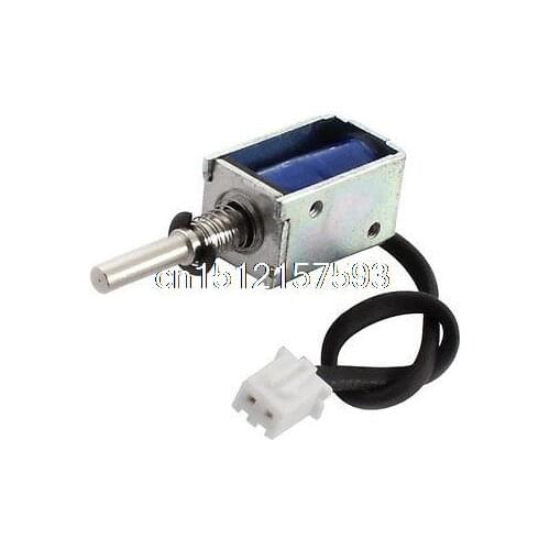 DC 12V 80g/3mm Open Frame Actuator Linear Push Pull Solenoid Electromagnet