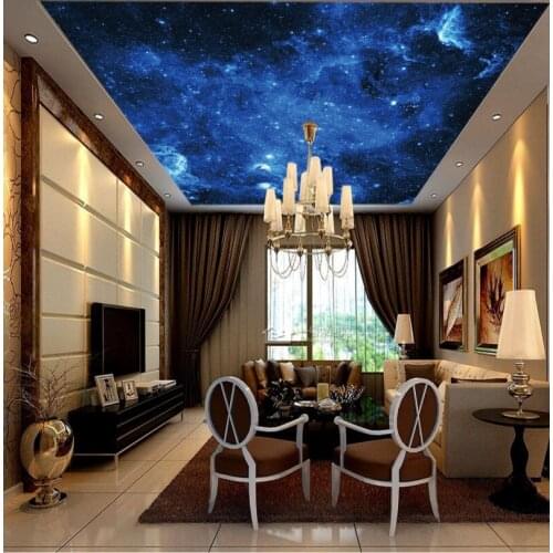 Ceiling Wall Mural Wallpaper For Walls ceilings Fantasy beautiful star sky background wall