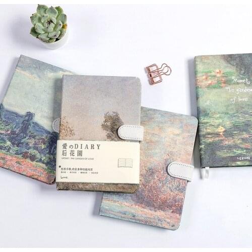 Hardcover Paper Blank/Lined/Dot Grid School Notebook Weekly Monthly Planner Agenda Organizer Cute Travel Journal Stationery Gift