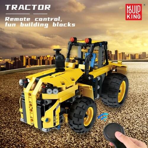 MOULD KING Remote Control Building Blocks Tractor Truck Model High-Tech Education Toy MOC DIY Sets Bricks Toys Children Gifts