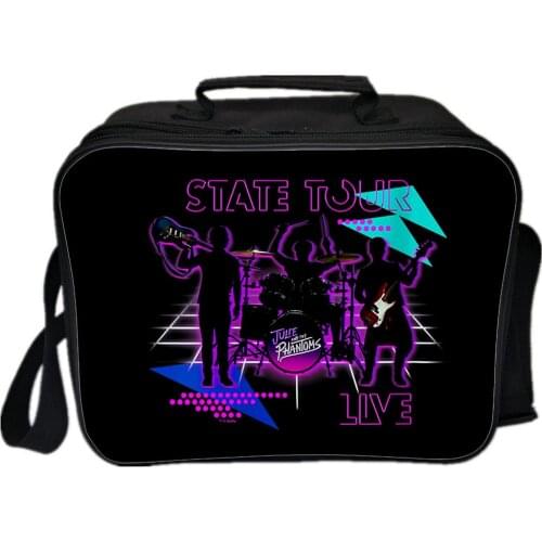 Julie And The Phantoms Lunch Bag School Lunch Box Cartoon Boys Girls Portable Thermal Food Picnic Bags Kids Cartoon Print Tote