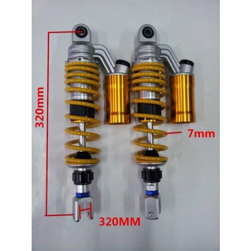 Universal 320mm 340mm 360mm fork motorcycle air shock absorber for Honda PCX125 PCX150 Yamaha bws125 Suzuki Kawasaki