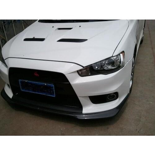 2008-2012 Hood Vents CF For Evolution Evo10 CS Style Carbon Fiber