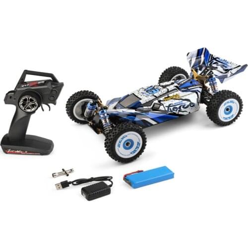 Wltoys 124017 Brushless Upgraded RTR 1/12 2.4G 4WD 70km/h RC Car Vehicles Metal Chassis Models Toys Off Road Machine Model