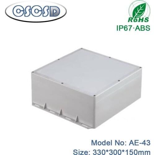 1pcs/lot 330*300*150mm abs enclosure for medical device custom abs enclosure wall mount enclosure electrical large abs enclosure