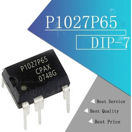 1pcs/lot P1027P65 NCP1027P65 NCP1027P65G line LCD management chip DIP-7