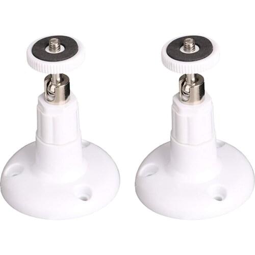 Security Wall Mount Adjustable Outdoor and indoor Mount for Baby Monitor, CCTV Camera and Other Camera 2 Pack