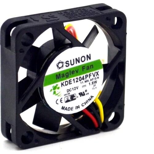 1ocs 40*40*10 12V 1.8W KDE1204PFVX 4010 12v 40mm 3-wire cooling fan
