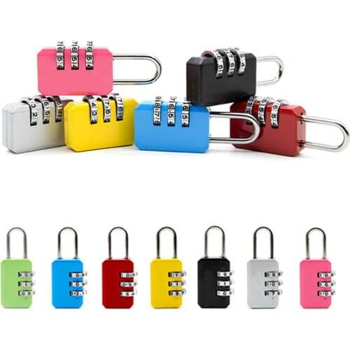 3 Digit Code Lock Travel Suitcase Luggage Padlock Zinc Alloy Backpack Bag Locker Drawer Combination Lock Security Password Locks