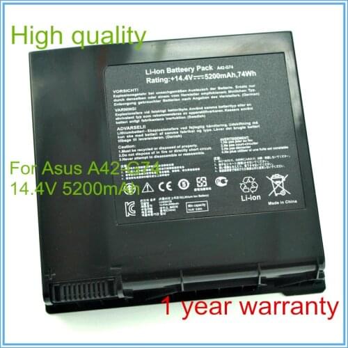 Laptop Battery for A42-G74 G74 G74J G74JH G74S G74SW G74SX 8Cell LC42SD128 ICR18650-26F