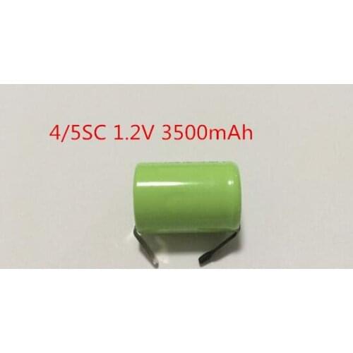 4/5SC 3500mAh 4/5SC3500mAh 1.2V NI-MH battery 4/5SC3500mAh1.2V 4/5 SC 3500mah Rechargeable batteries leg feet foot 10pcs/lot