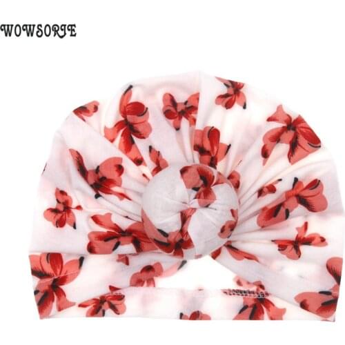 Baby caps Fashion Newborn Pattern Kids Baby Boy Girl Turban Cotton Beanie Hat Winter Cap Flower Donut Hats Soft Caps girls