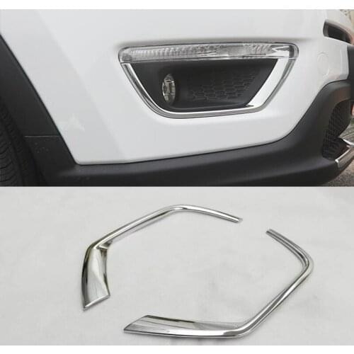 For Jeep Compass 2017 2018 rear front fog lights cover ABS trim sticker car-Styling Exterior decoration products accessory