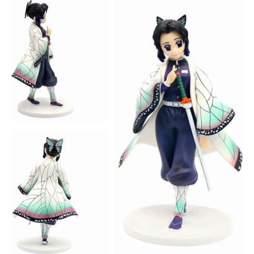 23cm Kochou Shinobu Kimetsu no Yaiba Demon Slayer action figure toys Christmas gift with box