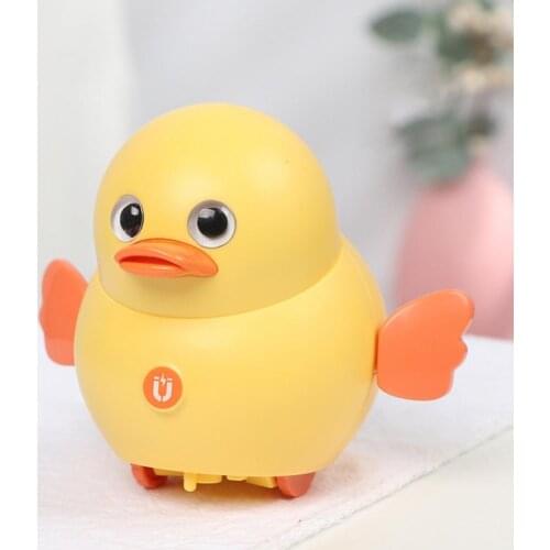 Electric Swinging Chicken Cute Educational Plastic Cartoon Baby Magnetic Chick Toy for Children