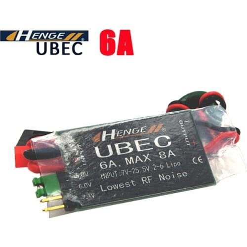 HENGE 6A UBEC Switch Mode BEC Voltage Stabilizer Output 5V/6A or 6V/6A for RC Airplanes