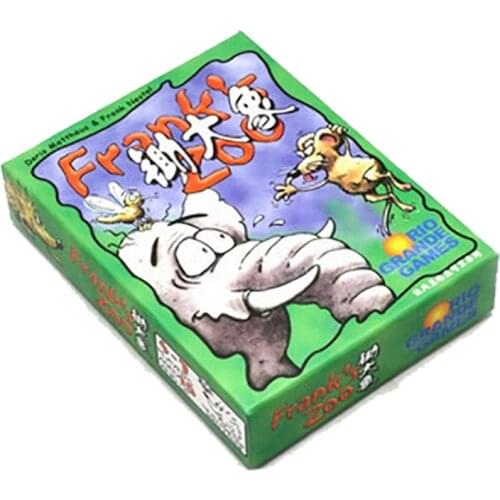 3-7 Players Frank zoo Cards Game Board Game Funny Transactions Metting Game Chinese Version Send Free English Instructions