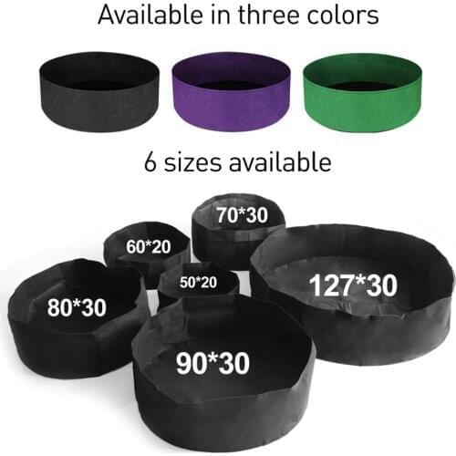 3 color Round Garden Grow Bag garden jardin jardim jardinage ogrod Raised Plant Bed Garden Flower Planter Elevated Vegetable Box