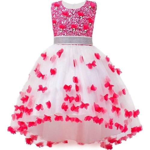 Girl Summer Dress Kids Clothes Flower Girls Dress For Wedding Events Party Baby Girl Birthday Dress Children Clothing 2021