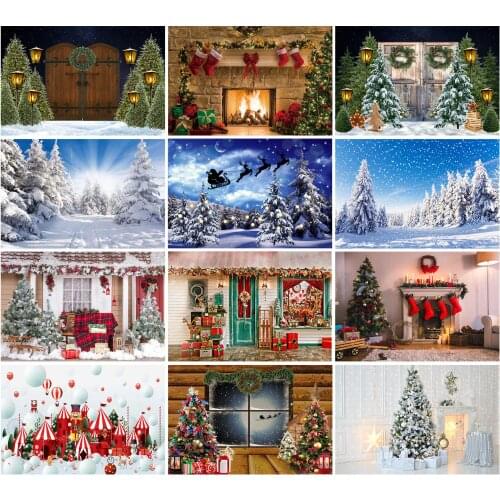 NeoBack Christams Banner Decoration Photo Backgrounds Xmas Party Backdrops Photography Backdrops Child Christmas Fireplace Deco