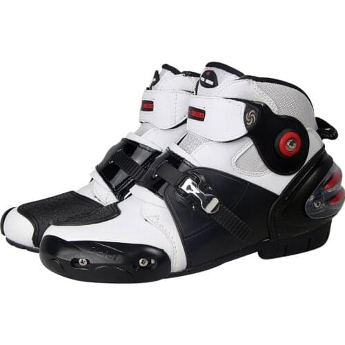 New Motorcycle Boots Motorbike Shoes Protective Ankle Racing Riding Cycling Gear Sport Botas Boots for Men Scooter Mens Boots
