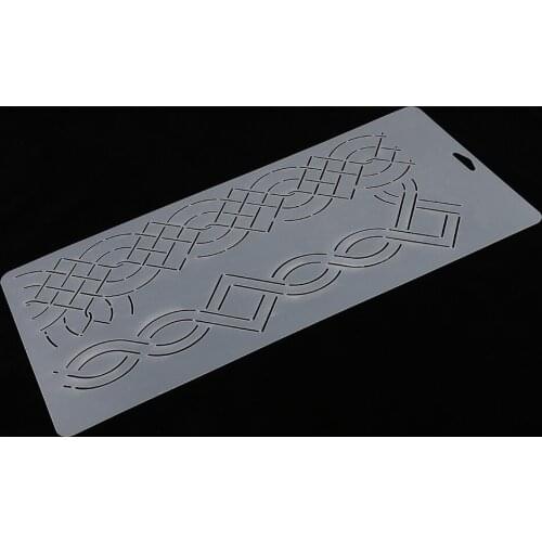 Plastic Quilting Quilt Stencil Painting Craft Template Sewing Tool 40x20cm