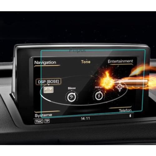 For Audi A1 2012-2018 Car GPS navigation film LCD screen Tempered glass protective film Anti-scratch Film Accessories 6.5/7 Inch