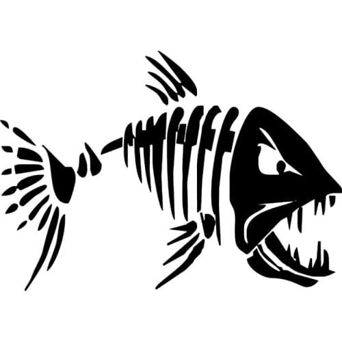 S51169 Various Sizes/Colors Car Stickers Vinyl Decal Mad Fish Motorcycle Decorative Accessories Waterproof