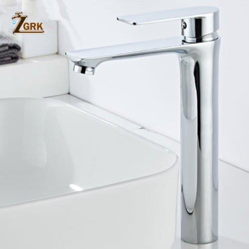 Basin Sink Bathroom Faucet Deck Mounted Hot Cold Water Basin Mixer Taps Matte Black Lavatory Sink Tap Crane Simple Chrome Taps