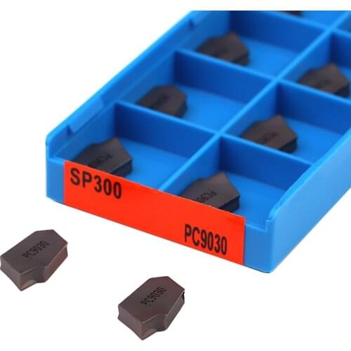 SP200 SP300 SP400 PC9030 Carbide inserts Parting and grooving off tools Turning inserts CNC lathe tools Stainless steel tools