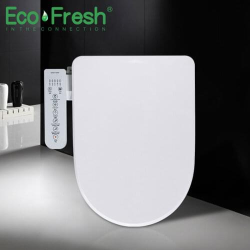Ecofresh Smart toilet seat U-shape Electric Bidet Sanitary ware bathroom UV antibacterial automatic wash heated toilet seat