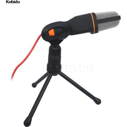Kebidu High Quality Handheld Microphone Sound Studio Microphone Mic For Computer Chat PC Laptop Skype MSN