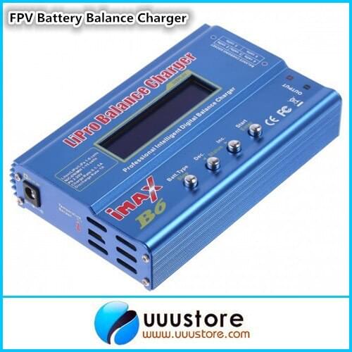 IMAX B6 FPV Combo with 12V 5A AC Adaptor 2S-6S 7.4v-22.2V AC/DC Charger with Digital LCD Leads & LiPo Battery Balance Charger