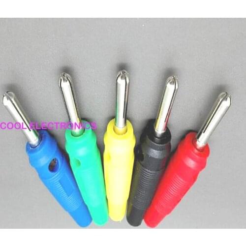 100pcs Copper 4mm Six Angle Lanterns Banana Plug solder Connector