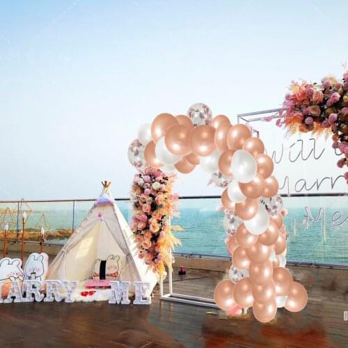 130PCS Balloon Arch Balloons Ring Stand for Baby Shower Wedding Decoration Balloons Round Hoop holder birthday party baloon
